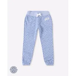 gap kids Checked Joggers with Drawstring Waist-picture-14