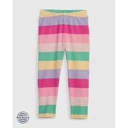 gap kids Colourblock Leggings with Elasticated Waist-picture-49