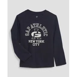 gap kids French Logo Print Long-Sleeves T-Shirt-picture-49