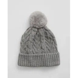 gap kids Girls Cable-Knit Beanie with Pom-Pom-picture-36