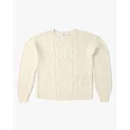 gap kids Girls Cable-Knit Crew-Neck Sweater-picture-13