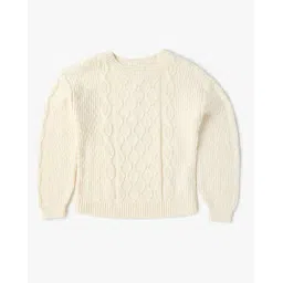 gap kids Girls Cable-Knit Round-Neck Sweater-picture-21