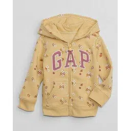 gap kids Girls Floral Print Zip-Front Hoodie-picture-15