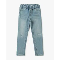 gap kids Girls Heavy-Wash Distressed Relaxed Fit Jeans-picture-41