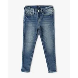 gap kids Girls High-Rise Mid-Wash Skinny Fit Jeans-picture-11