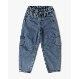 gap kids Girls Mid-Wash Relaxed Cargo Jeans-picture-42