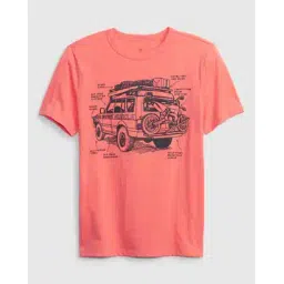 gap kids Graphic Print Round-Neck T-Shirt-picture-30