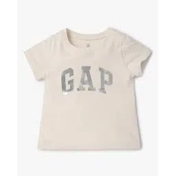 gap kids Logo Foil Print Crew-Neck T-Shirt-picture-31
