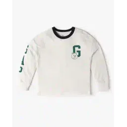 gap kids Logo Print Long Sleeve Crew-Neck T-Shirt-picture-15