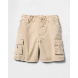 gap kids Regular Fit Mid-Rise Lightly Washed Cargo Shorts-picture-33