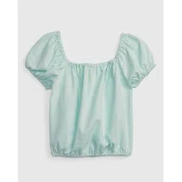 gap kids Square-Neck Linen Top With Elasticated Waist-picture-19