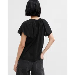 gap Women Slim Fit Gathered Top image 2