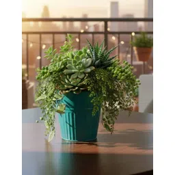 Garden Deco Green Planters Pot image 2