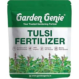 Garden Genie Organic Tulsi Fertilizer for Tulsi Plant 800g | Essential NPK Rich Tulsi Plant Pot Growth Booster, Promotes Blooms, Immunity & Soil Fertility, Powder-picture-10