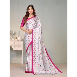 Garden Vareli Floral Printed Pure Crepe Saree-picture-29