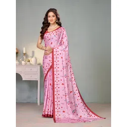 Garden Vareli Floral Printed Pure Crepe Saree-picture-34