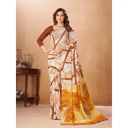 Garden Vareli Pure Georgette Saree-picture-18