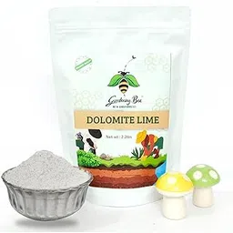 Gardening Bee Dolomite Lime (5KG) Powder for Gardens, Dolostone, Control PH, Calcium Magnesium Supplement for Plant, Soil Additive, Dolomite Chuna, Reduce Acidity, 100% Organic (5 Kilogram)-picture-16