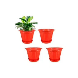GARDEN'S NEED 4-Pcs Red Textured Planters-picture-26