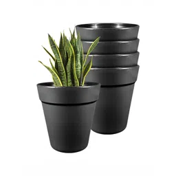 GARDEN'S NEED 5-Pcs Black Eco-Friendly Excal Planters-picture-29