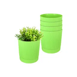 GARDEN'S NEED 5-Pcs Green Textured Eco-Friendly Scovpa Planters-picture-14