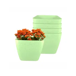 GARDEN'S NEED 5-Pcs Green Textured Planters-picture-26