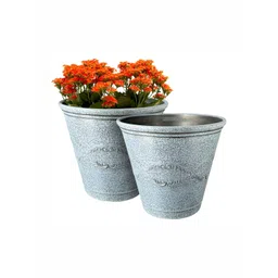 GARDEN'S NEED Tirana 2Pcs Blue Planters-picture-29