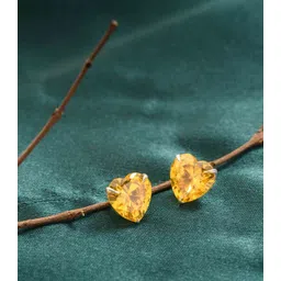 Gargi by P. N. Gadgil & Sons 925 Sterling Silver Heart Shaped Studs-picture-33