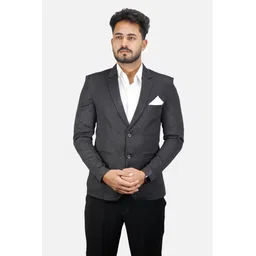 gargian master cut Men Printed Single Breasted Formal Blazer-picture-12