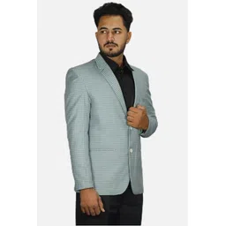 gargian master cut Men Self Design Single Breasted Formal, Party Blazer-picture-25