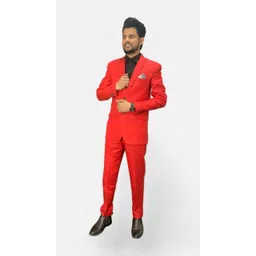 gargian master cut Men Single Breasted Self Design Suit-picture-26