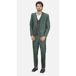 gargian master cut Men Single Breasted Self Design Suit-picture-29