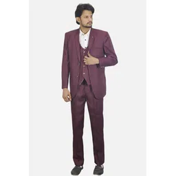 gargian master cut Men Single Breasted Self Design Suit-picture-37