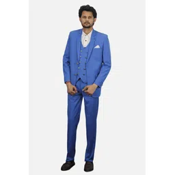 gargian master cut Men Single Breasted Solid Suit-picture-32