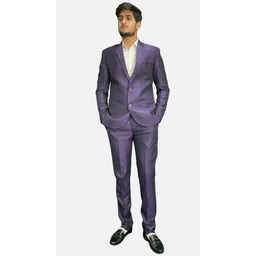 gargian master cut Men Single Breasted Solid Suit-picture-30