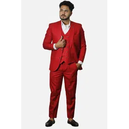 gargian master cut Men Single Breasted Suit Solid Suit-picture-29