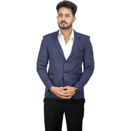 gargian master cut Men Solid Single Breasted Formal Blazer-picture-24
