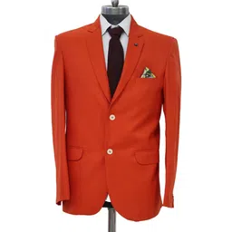 gargian master cut Men Solid Single Breasted Formal, Party Blazer-picture-14