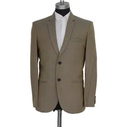 gargian master cut Men Solid Single Breasted Formal, Party Blazer-picture-35