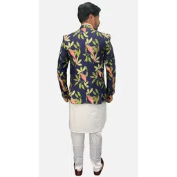 gargian master cut Men Printed Single Breasted Casual Blazer image 3