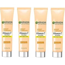Garnier Bright Complete Vitamin C Full-Coverage Matte Bb Cream With Spf 24/Pa+++, Uva/Uvb Protection 9G For All Skin Types (Pack Of 4) (36G)-picture-33