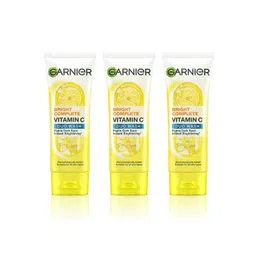 Garnier Set of 3 Bright Complete Brightening Duo Action Face Wash with Lemon Extract-picture-13
