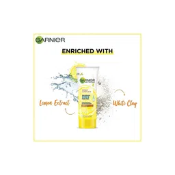 Garnier Set of 3 Bright Complete Brightening Duo Action Face Wash with Lemon Extract image 2