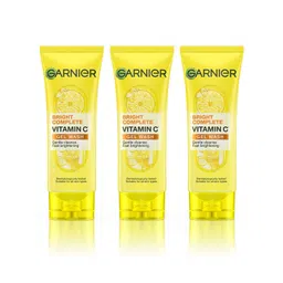 Garnier Set of 3 Skin Naturals Bright Complete Vitamin C Gel Facewash-100g each-picture-15