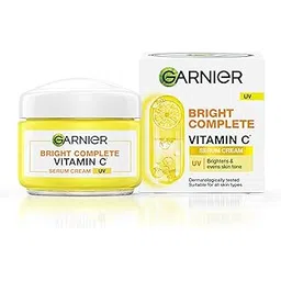 Garnier Skin Naturals Bright Complete Vitamin C Serum UV Cream, Vitamin C Day Cream for Sun Protection and Skin Brightening - Suitable For all Skin Types, 45g-picture-17