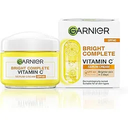 Garnier Skin Naturals, Day Cream, Brightening & Protects Skin from Sun, Bright Complete Vitamin C Serum Cream, 45 g-picture-20