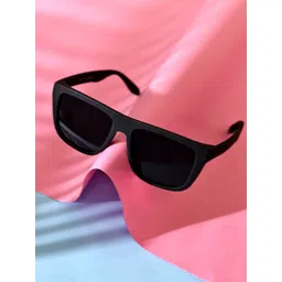 Garry Gobbs Unisex Black Lens & Black Square Sunglasses with-image-8