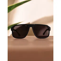 Garry Gobbs Unisex Black Lens & Black Square Sunglasses with-image-46
