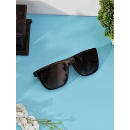 Garry Gobbs Unisex Brown Lens & Brown Square Sunglasses with-image-17