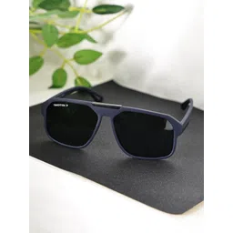 Garry Gobbs Unisex Square Sunglasses SG-TD-109-23-Blue-image-36